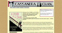 Desktop Screenshot of cassandrachan.com